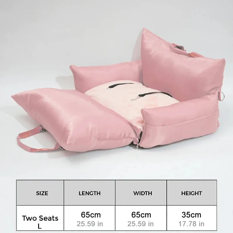 Waterproof Dog Car Seat Bed Soft Luxury Dog Beds Travel Pet Carrier Bag Pet Car Seat Custom LOGO Designer Dog Products