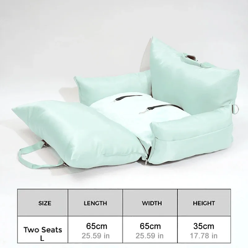 Waterproof Dog Car Seat Bed Soft Luxury Dog Beds Travel Pet Carrier Bag Pet Car Seat Custom LOGO Designer Dog Products