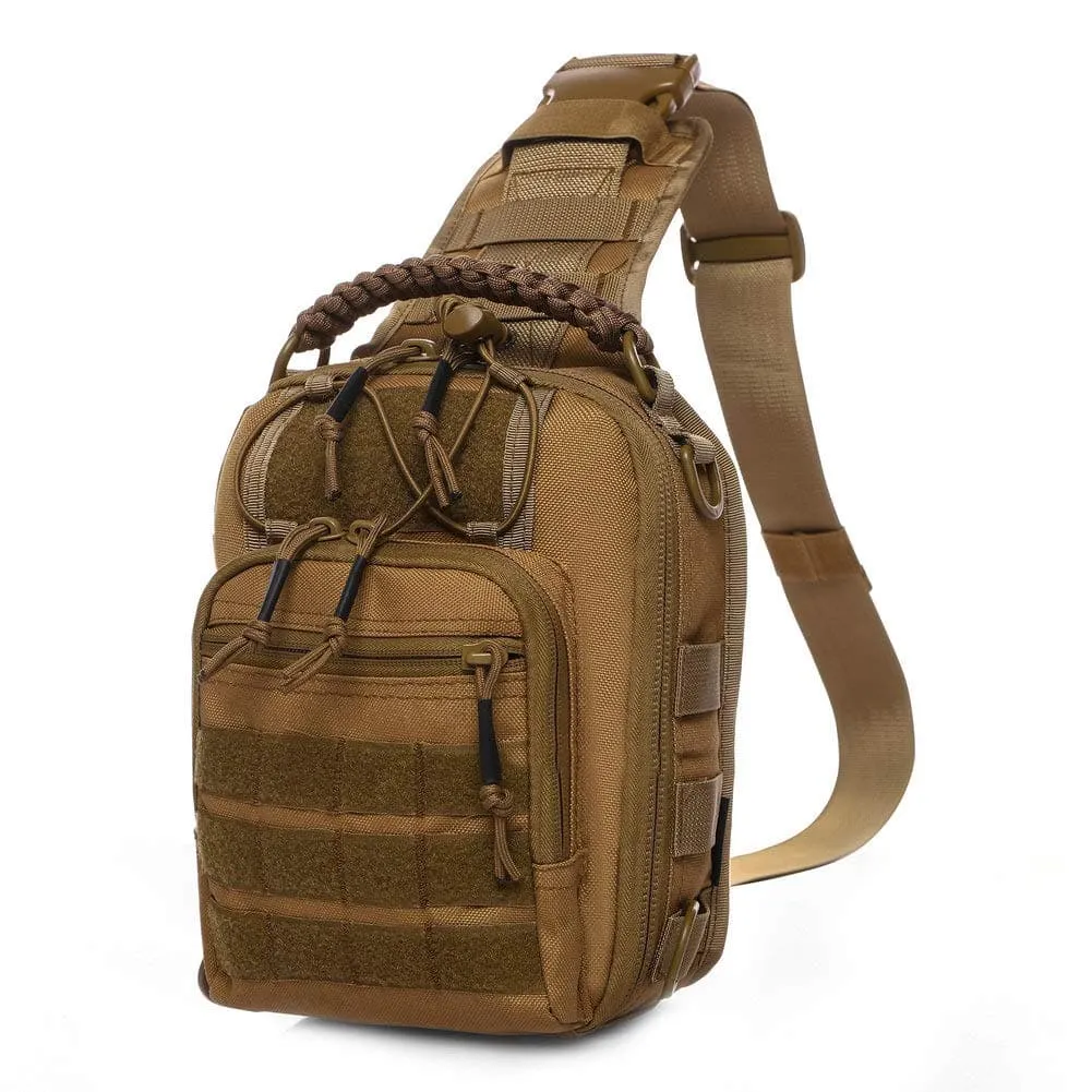 Waterproof Tactical Sling Bag with Anti-Cut Features for Military Range Use