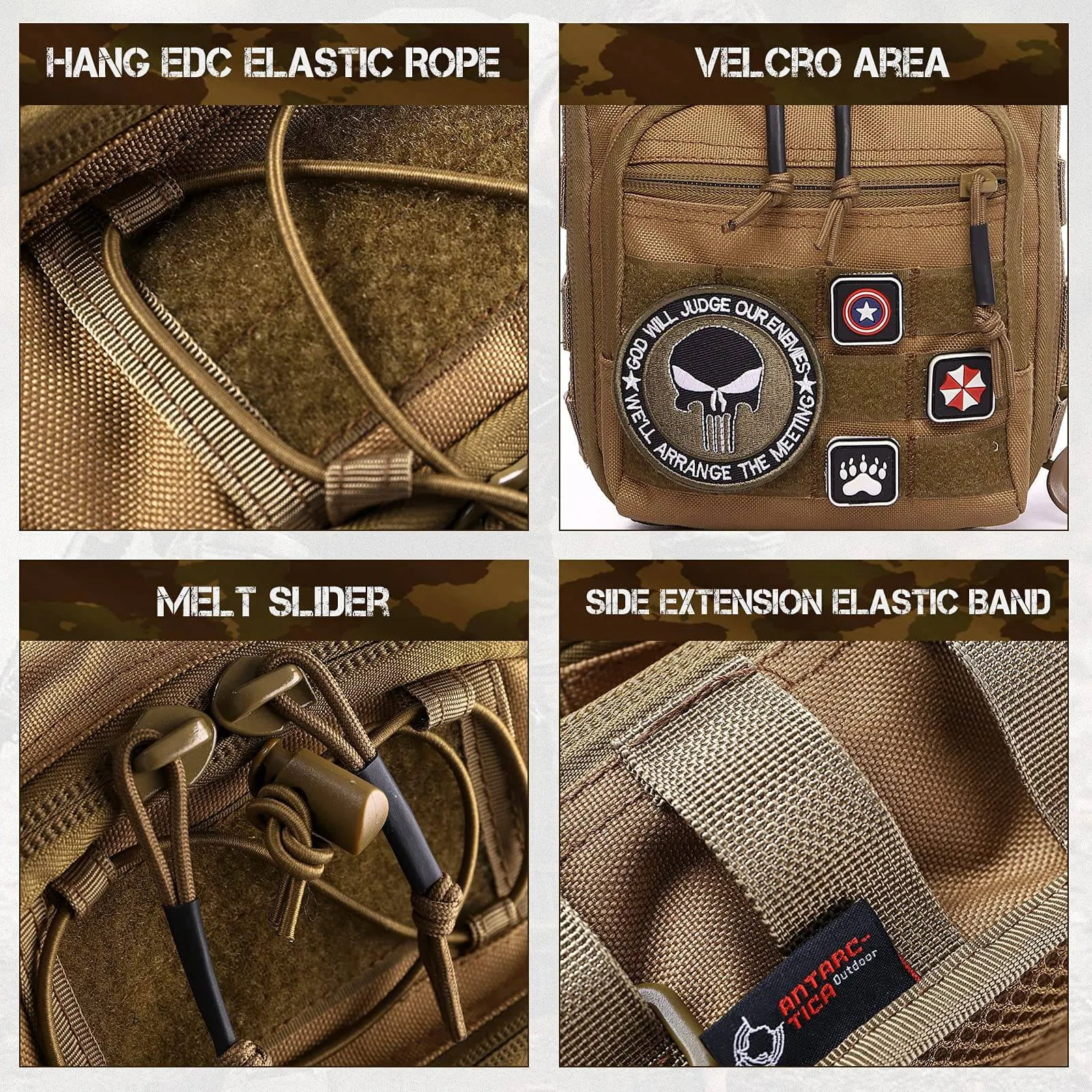 Waterproof Tactical Sling Bag with Anti-Cut Features for Military Range Use