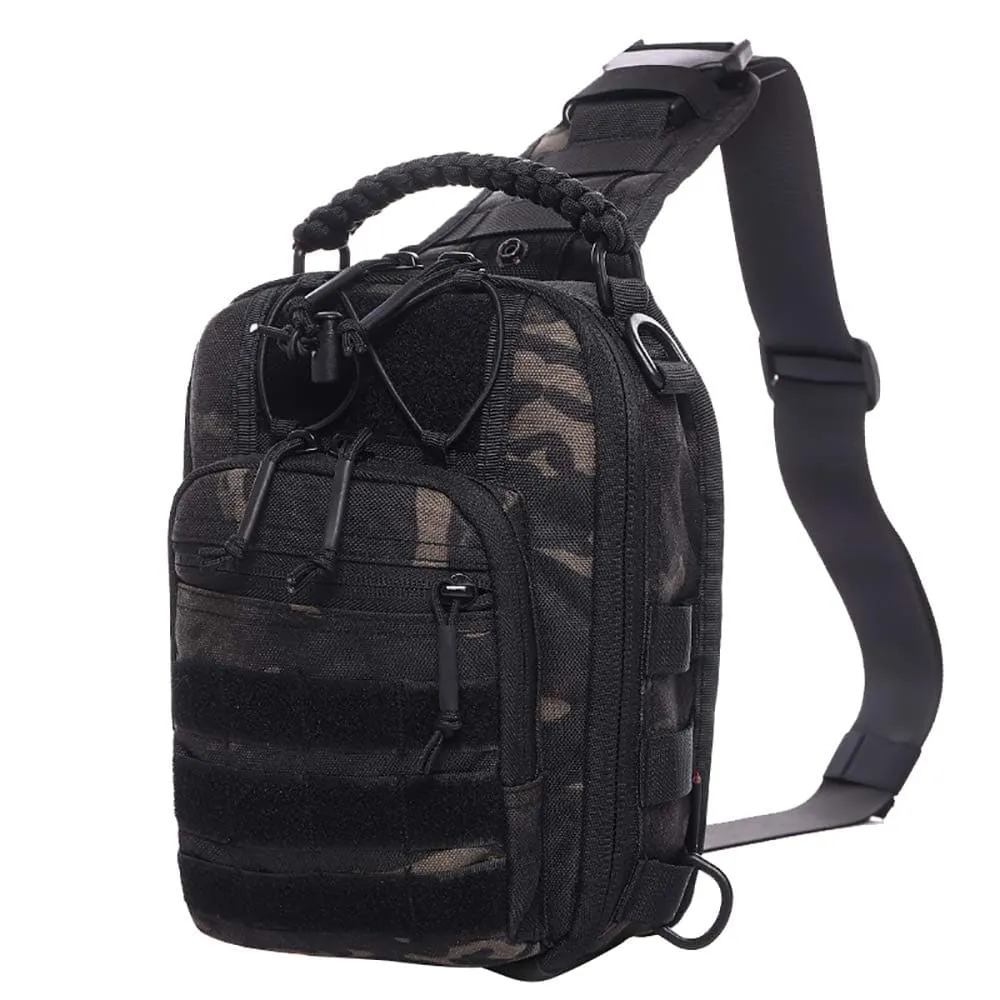 Waterproof Tactical Sling Bag with Anti-Cut Features for Military Range Use