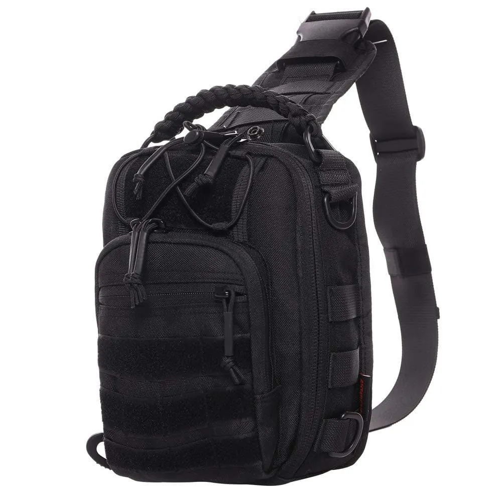 Waterproof Tactical Sling Bag with Anti-Cut Features for Military Range Use