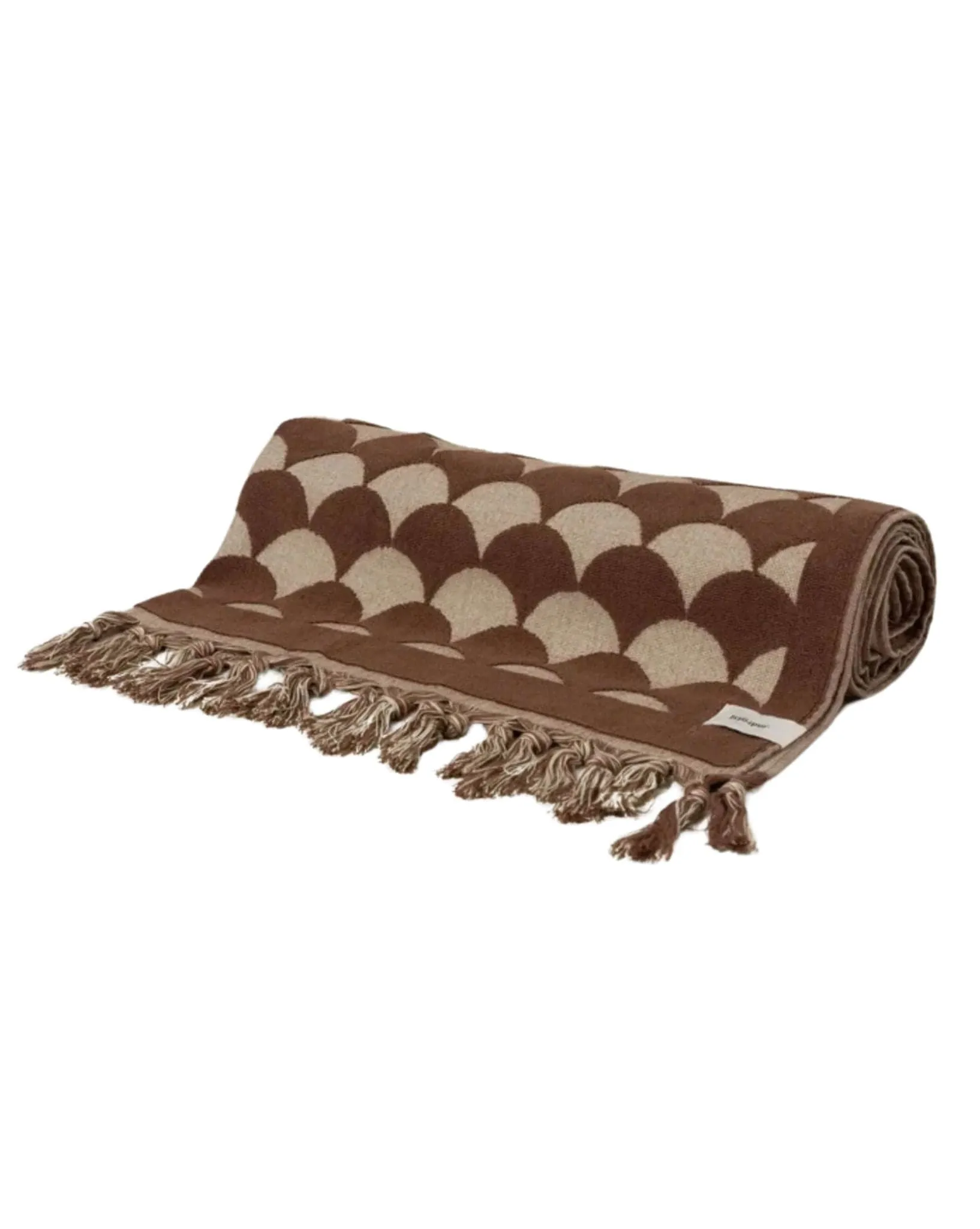 Waves Beach Rug - Coconut Shell
