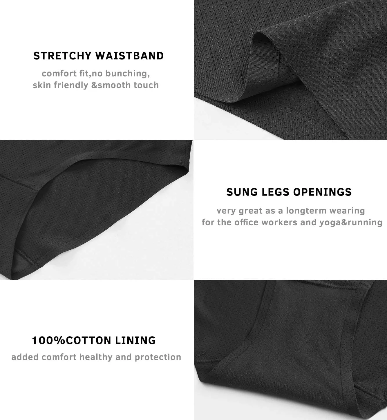 Wealurre Breathable Underwear Women Seamless Bikini Nylon Spandex Mesh Panties