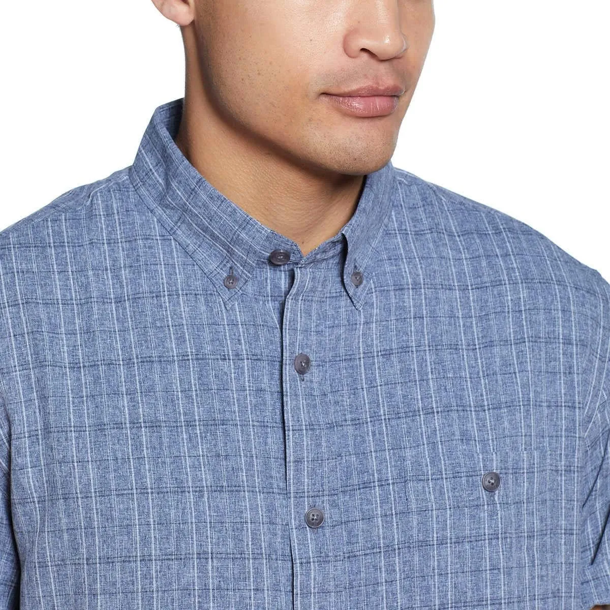Weatherproof Vintage Men's Short Sleeve Woven Shirt