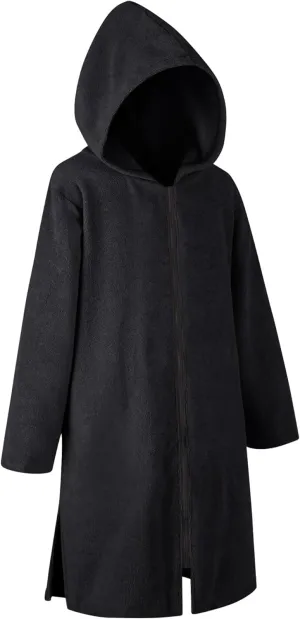 Weecreeture Hooded Towel Poncho with Zipper and Pocket, Surf Poncho for Men and Women, Beach Bath Changing Robe Cover Up