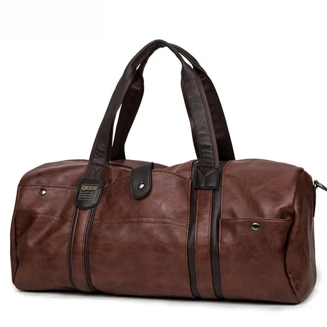 Weekender Oil Wax Leather Handbags for Men