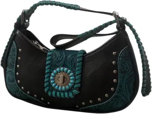Western Modern Cowboy Style Crossbody Purse Vintage Western Design Rodeo, Travel & Everyday Shoulder Bag for Women