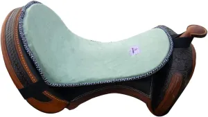 Western Saddle Seat Saver - Cushioned Saddle Pad for Shock Absorption, Breathable & Moisture-Wicking, Secure Fit, Durable Saddle Seat Saver for Comfortable Riding