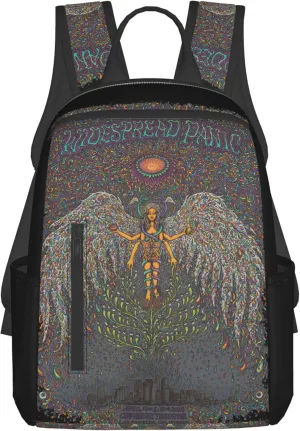 Widespread Music Panic Stylish Backpack Multi-functional and Lightweight Bag Travel Outdoor Activities Adjustable Shoulder Straps Daypacks