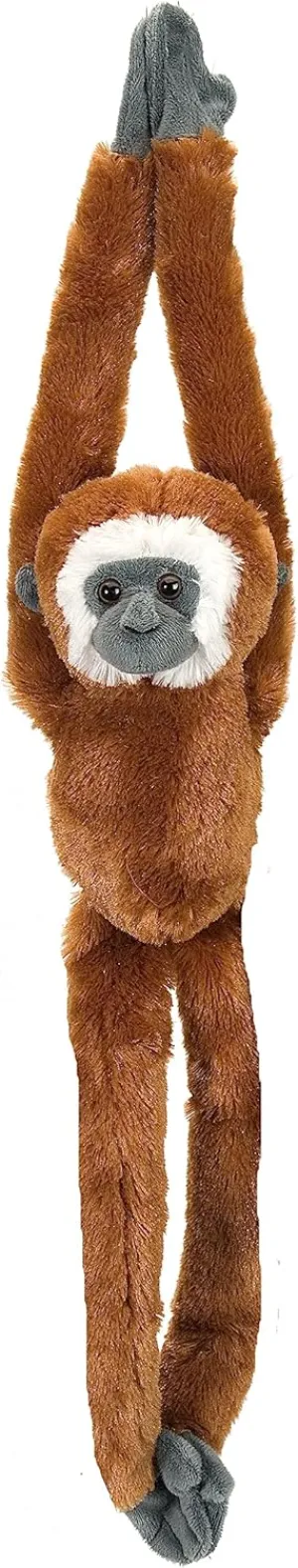 Wild Republic Gibbon Plush, Monkey Stuffed Animal, Plush Toy, Gifts for Kids, Hanging 20"