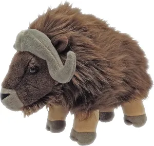 Wild Republic Musk Ox Plush, Stuffed Animal, Plush Toy, Gifts for Kids, Cuddlekins 12 Inches