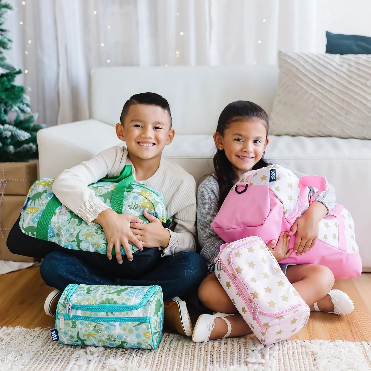 Wildkin Kids Overnighter Duffel Bag – Carry-On Size, Ideal for School & Sleepovers – Horses