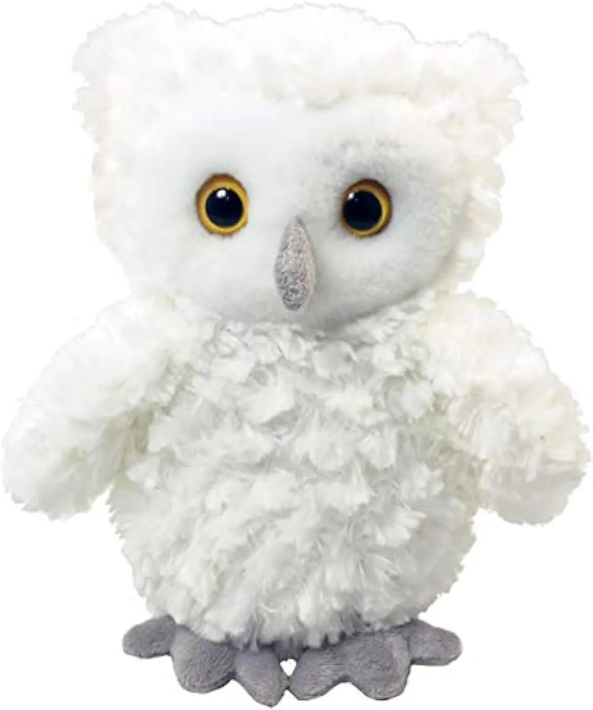 WISHPETS White Snowy Owl 10" Stuffed Animal Plush Toy