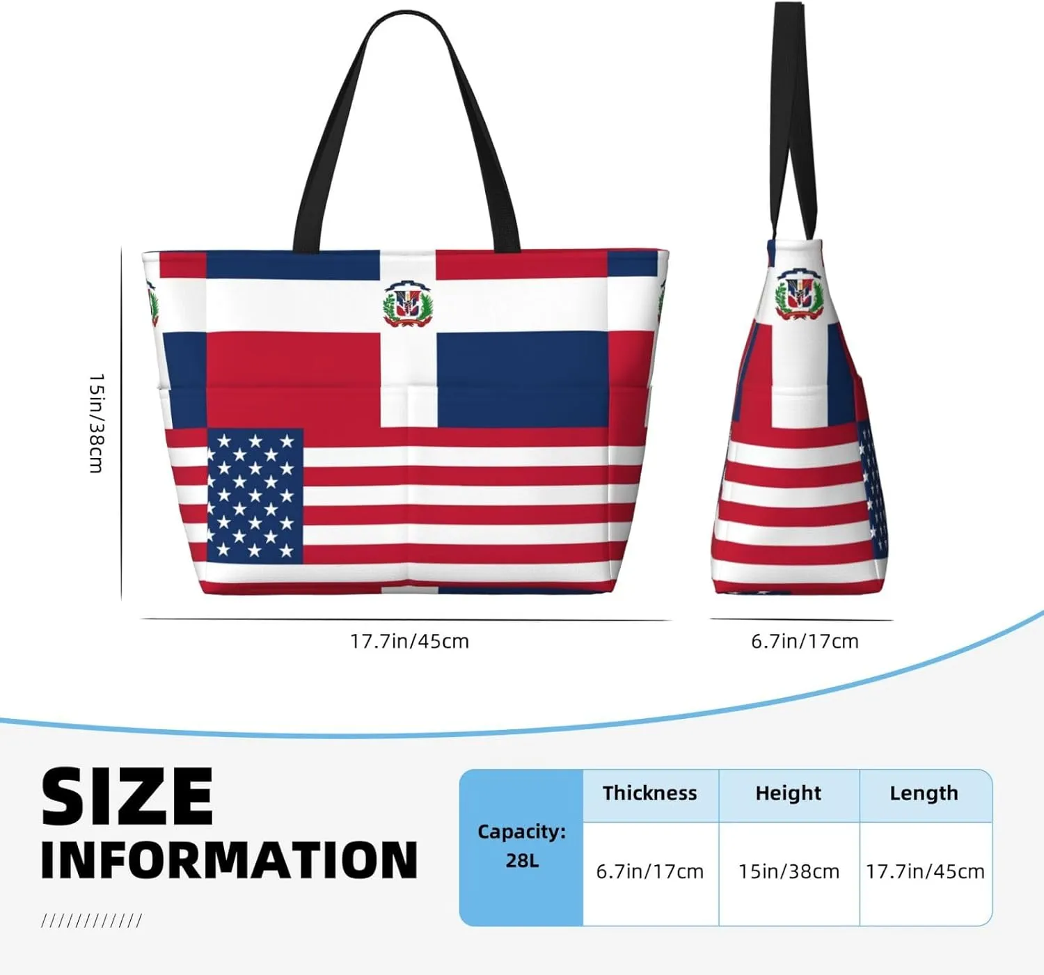 Women's Beach Travel Bags Large Waterproof Tote Bag with Pockets Sandproof Handbag for Beach Gym Vacation