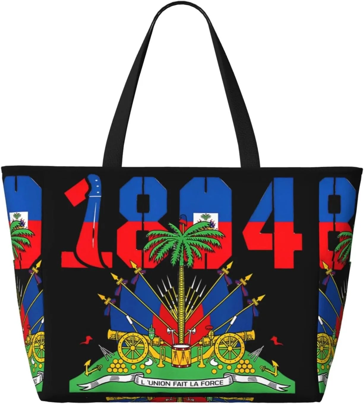 Women's Beach Travel Bags Large Waterproof Tote Bag with Pockets Sandproof Handbag for Beach Gym Vacation