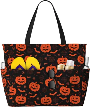 Women's Beach Travel Bags Large Waterproof Tote Bag with Pockets Sandproof Handbag for Beach Gym Vacation