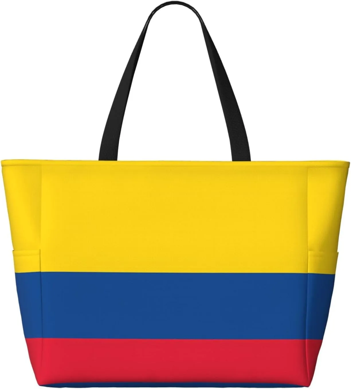 Women's Beach Travel Bags Large Waterproof Tote Bag with Pockets Sandproof Handbag for Beach Gym Vacation