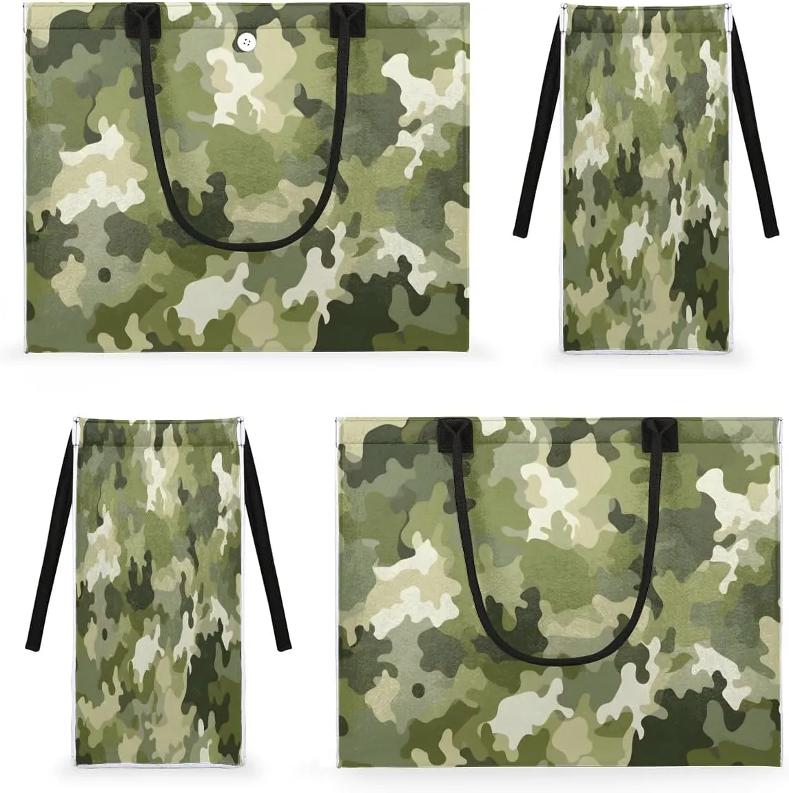 Womens Birthday Gifts Tote Bag Abstract Camouflage Leaf Beach Bags for Women Handbags