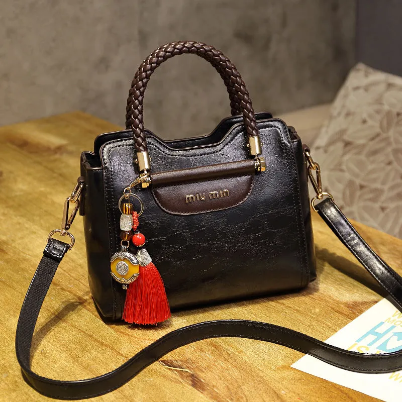 Women's Genuine Leather Fashionable Cowhide Elegant Handbags