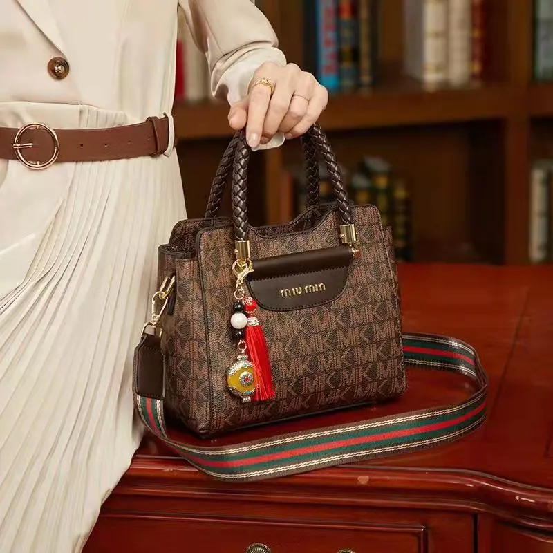 Women's Genuine Leather Fashionable Cowhide Elegant Handbags