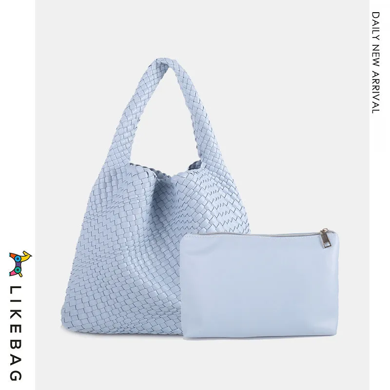 Women's Handmade Woven Fashion Trend Large Capacity Shoulder Bags