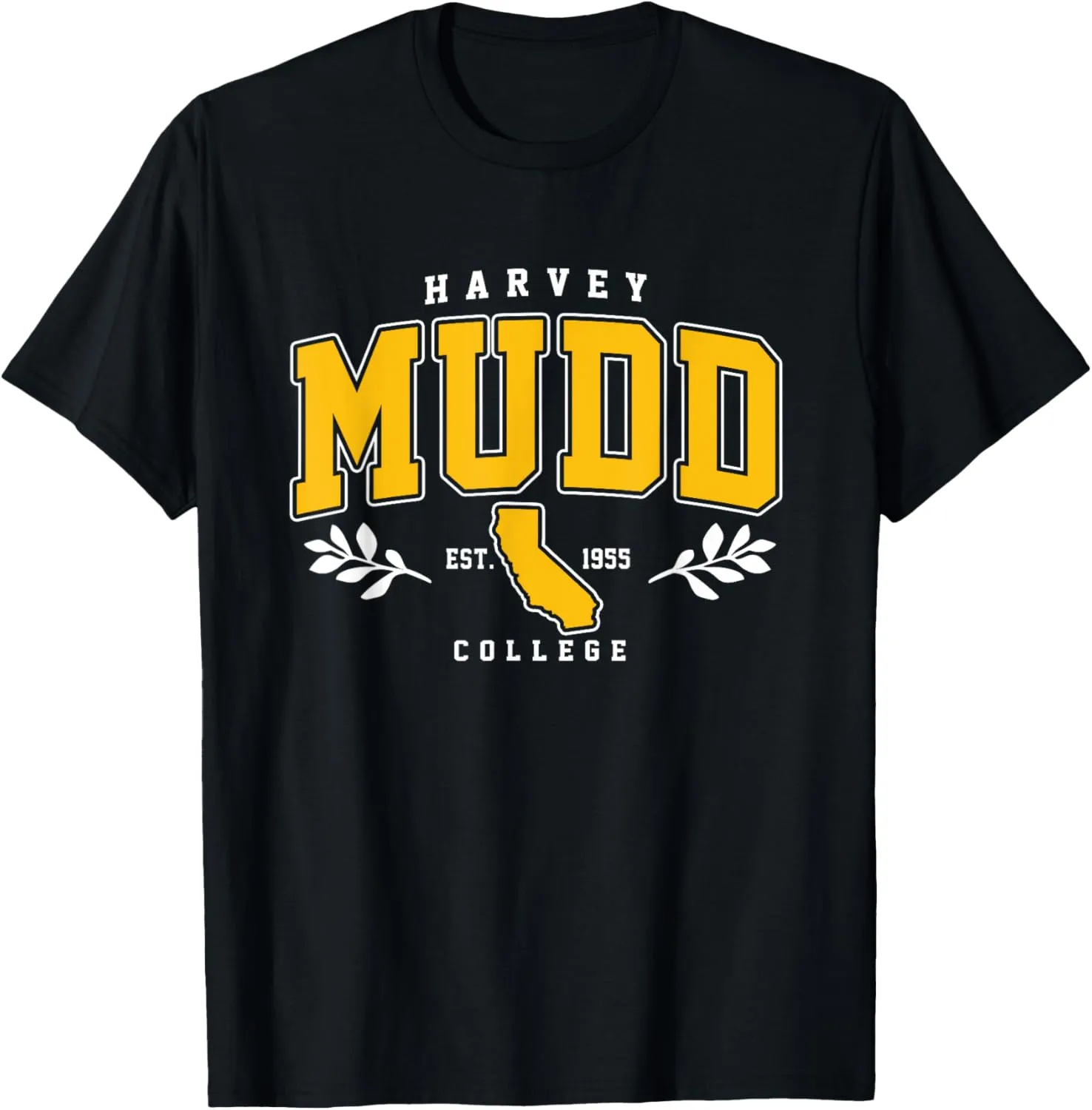 Womens Harvey Mudd Arch Retro Athletic Sports Tee Men Women T-Shirt
