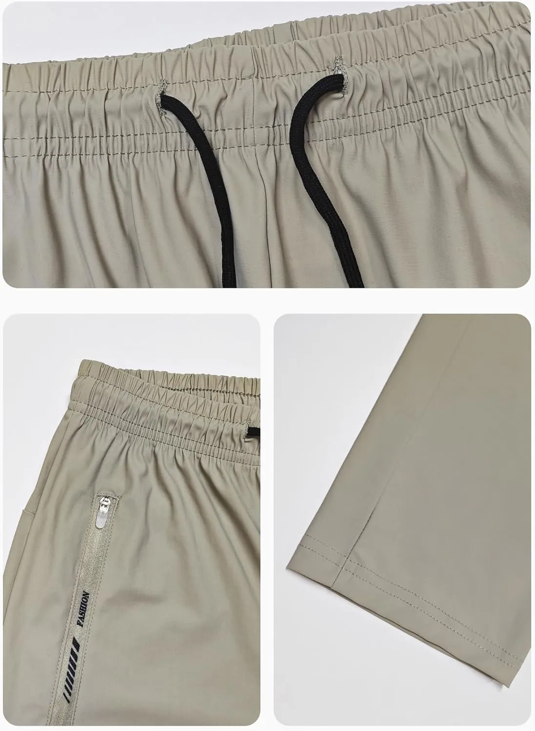 Women's Outdoor Hiking Pants Lightweight Comfortable Breathable Quick Dry Stretchy Running Athletic Pants with Zipper Pocket
