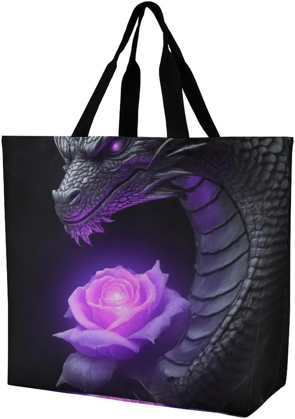 Women's Reusable Tote Bag, Portable Shoulder Handbags Large Capacity Casual Shopping Bags