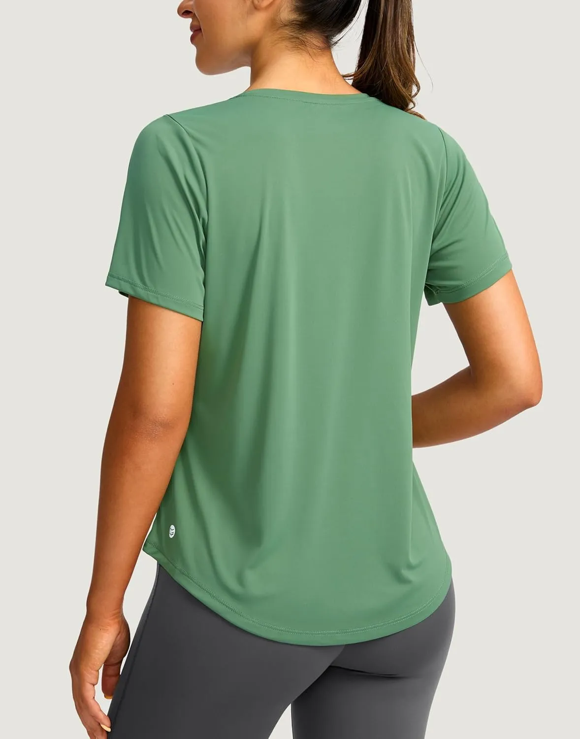 Women's Short Sleeve Workout Shirts Breathable UPF 50  Sun Protection T-Shirts Quick Dry Gym Running Hiking Tops