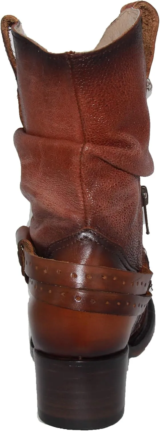 Womens Western Cowboy Cowgirl Leather Boot