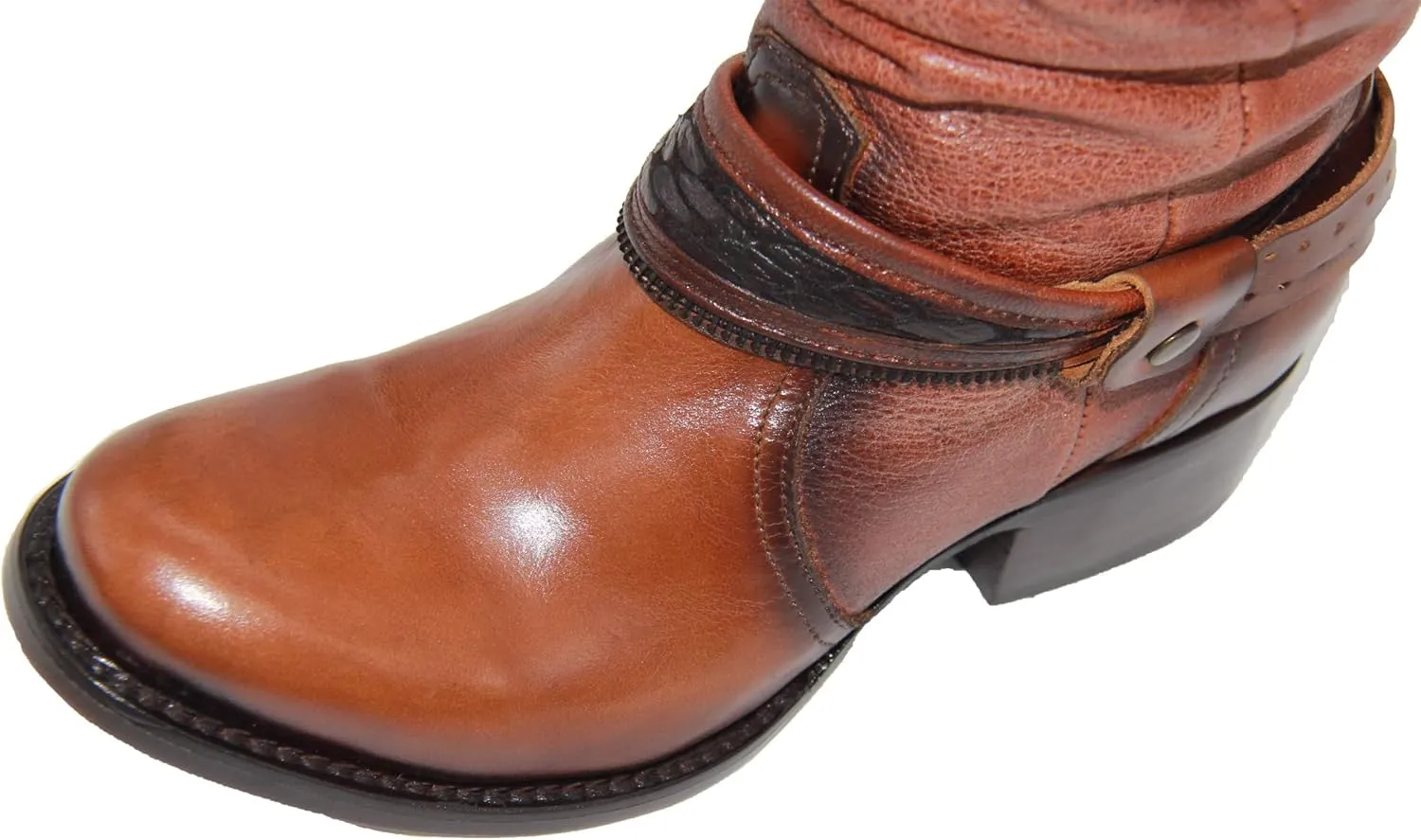 Womens Western Cowboy Cowgirl Leather Boot