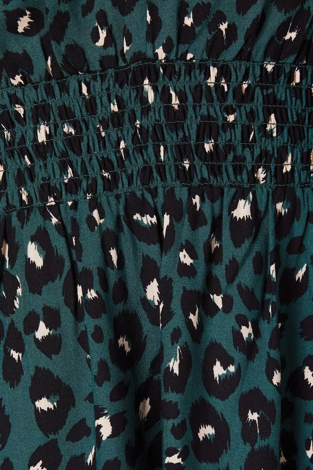 Womens/Ladies Leopard V Neck Mini Dress