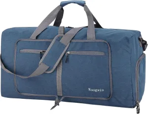 Woogwin Travel Duffel Bag Large Foldable Waterproof Overnight Bag for Beach Swim Bags Pool Sports Gym