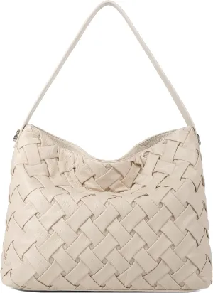 Woven Bag for Women, Vegan Leather Tote Bag Handmade Large Summer Beach Shoulder Bags
