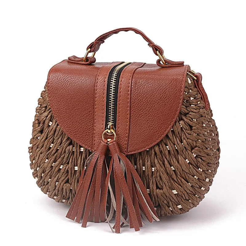 Woven Cross-body Boho Shoulder Bag