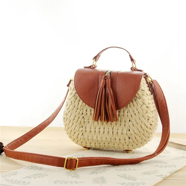 Woven Cross-body Boho Shoulder Bag