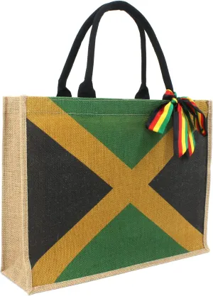 Woven Large Beach Bag for woman Straw Bag Beach Tote Handmade Weaving Shoulder Bag Handbag Jamaican Africa Reggea