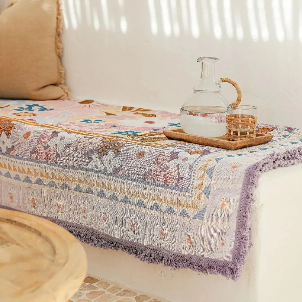 Woven Reversible Picnic Travel Rug