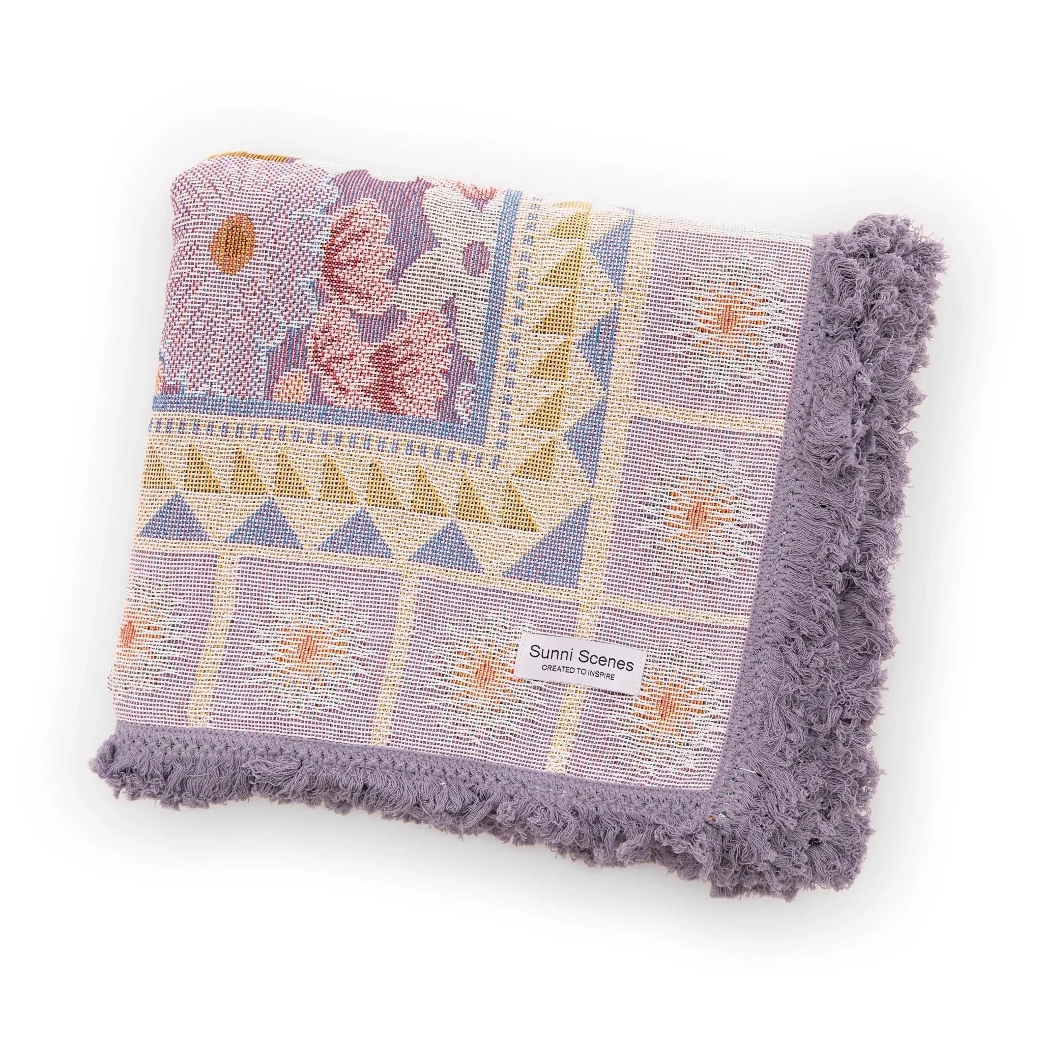 Woven Reversible Picnic Travel Rug
