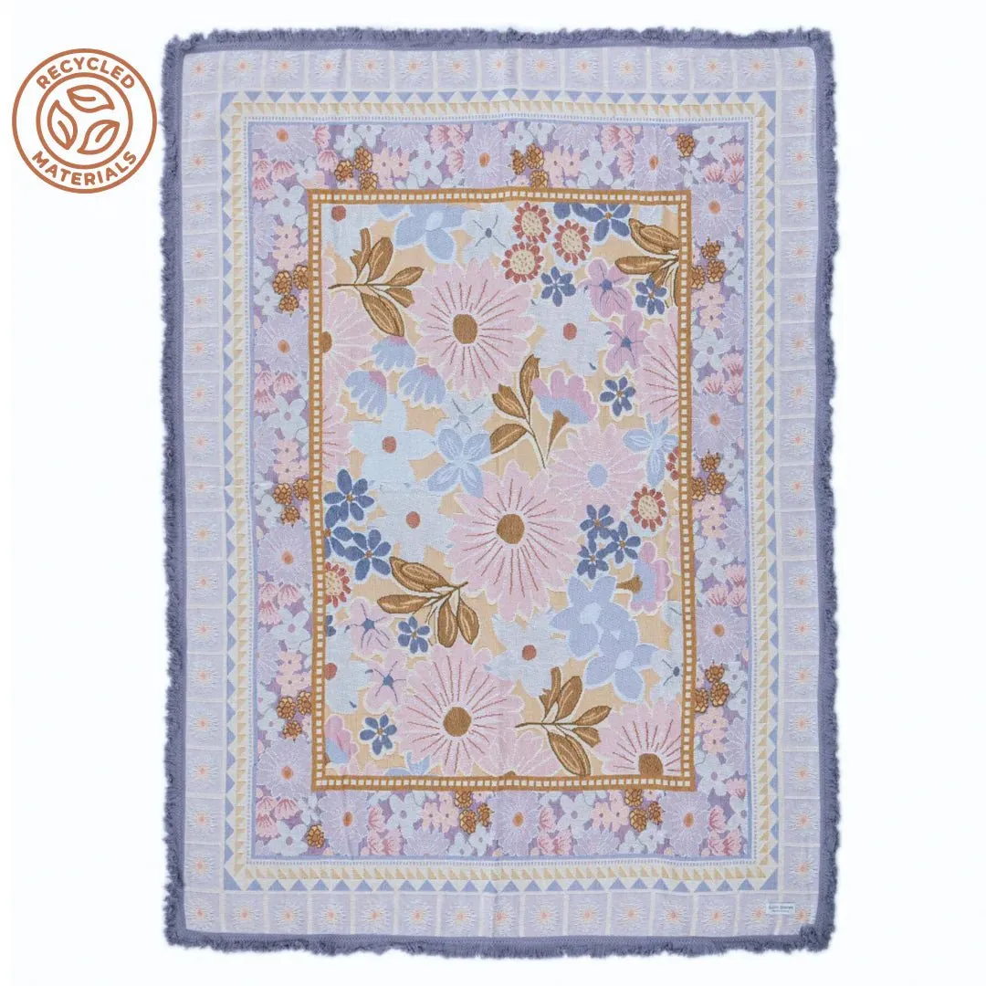 Woven Reversible Picnic Travel Rug