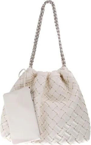 Woven Tote Bag for Women Large Summer Beach Hobo Handbags Handmade Top-handle Shoulder Bag with Purse