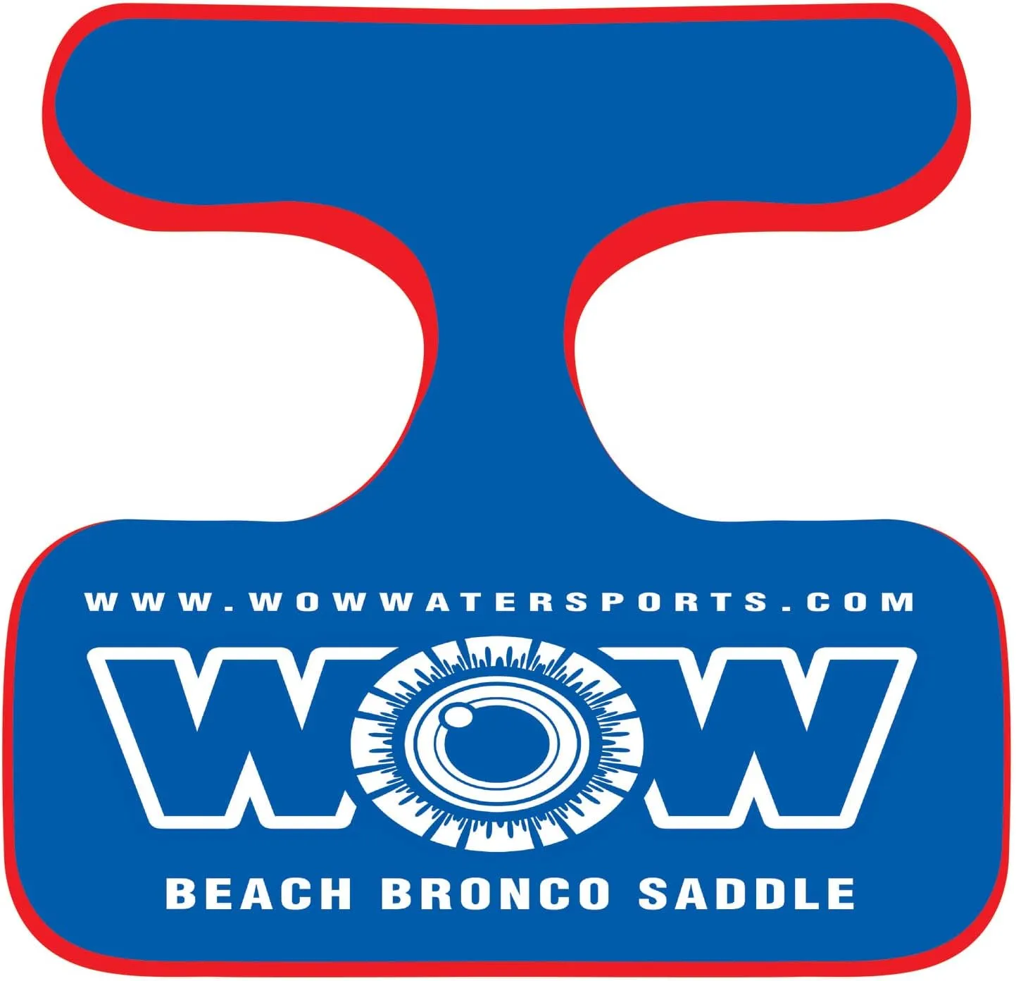 WOW Sports - Water Saddle For Adults - Holds 300 LBS - Strong Foam Support - Poolside Seat Cussions - 21" x 20" x 2.4"
