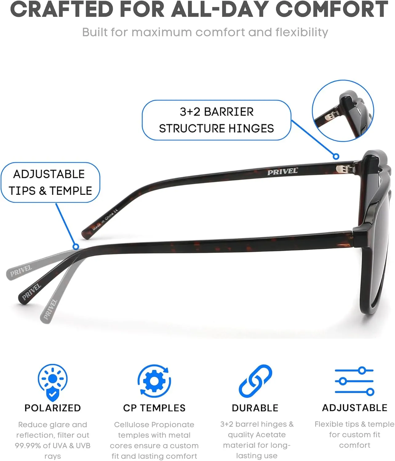 XXL Size Extra Large 160MM Polarized Double Bridge Retro Aviator Sunglasses Big Wide Heads Men UV400 Protection