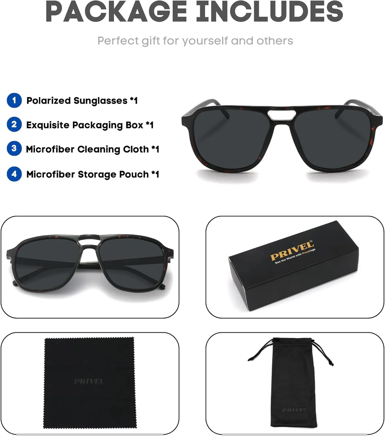 XXL Size Extra Large 160MM Polarized Double Bridge Retro Aviator Sunglasses Big Wide Heads Men UV400 Protection