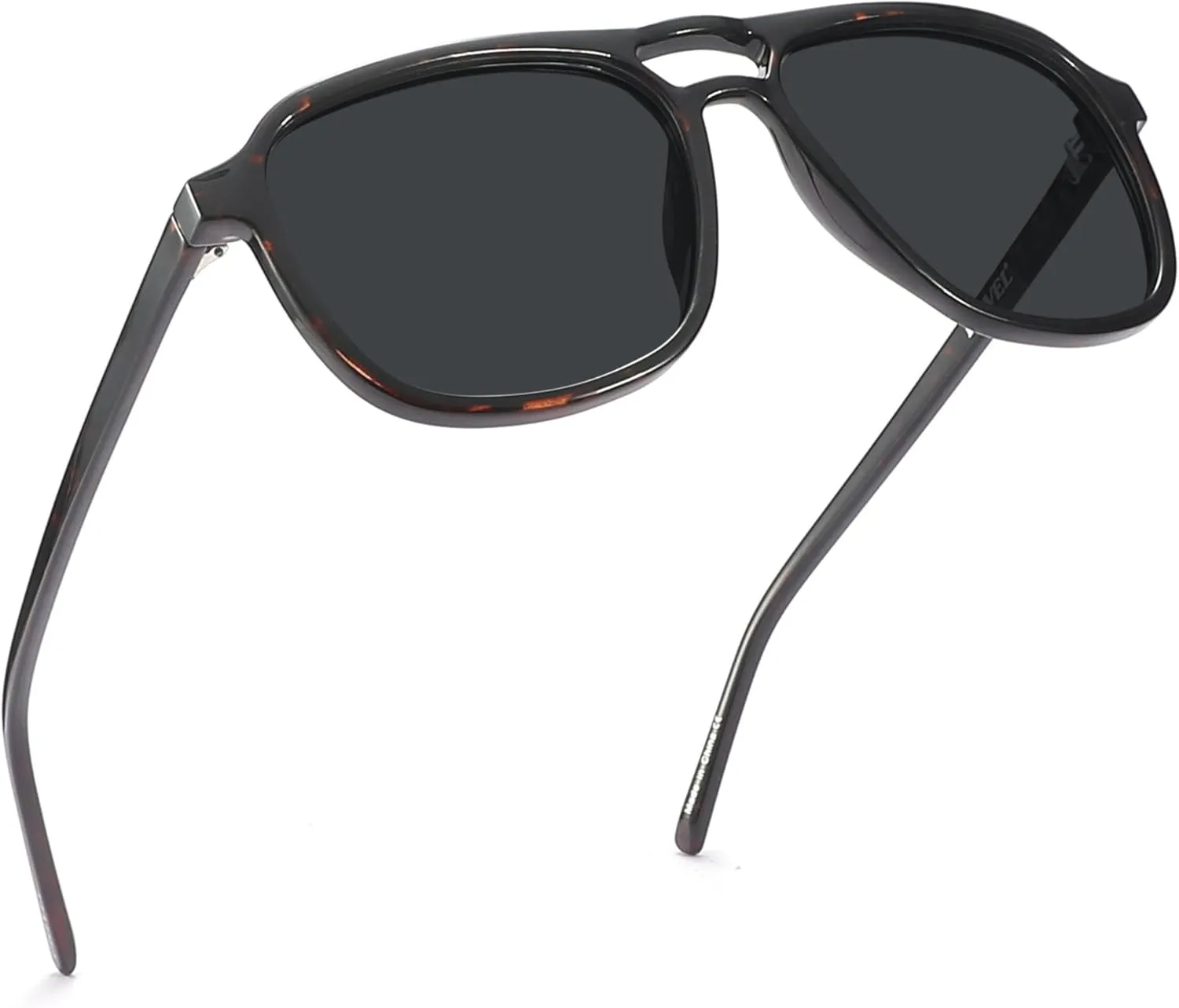 XXL Size Extra Large 160MM Polarized Double Bridge Retro Aviator Sunglasses Big Wide Heads Men UV400 Protection