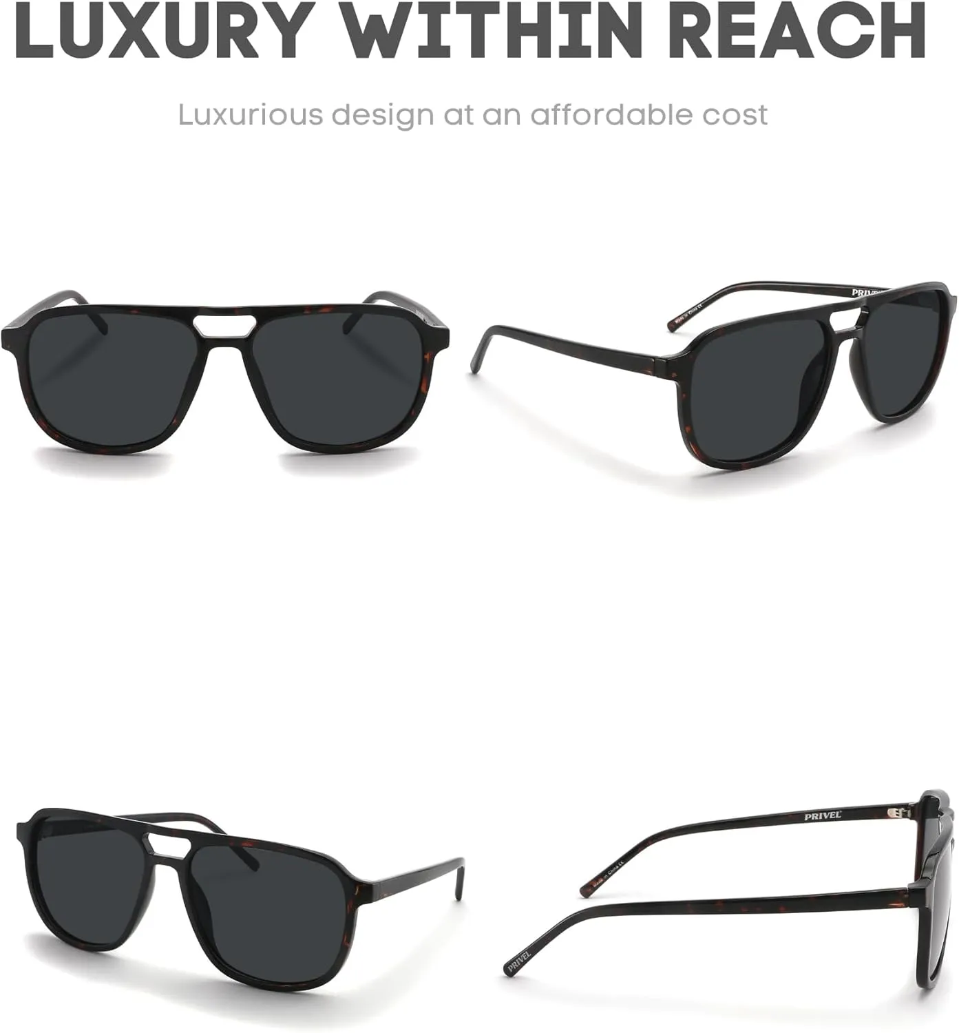 XXL Size Extra Large 160MM Polarized Double Bridge Retro Aviator Sunglasses Big Wide Heads Men UV400 Protection