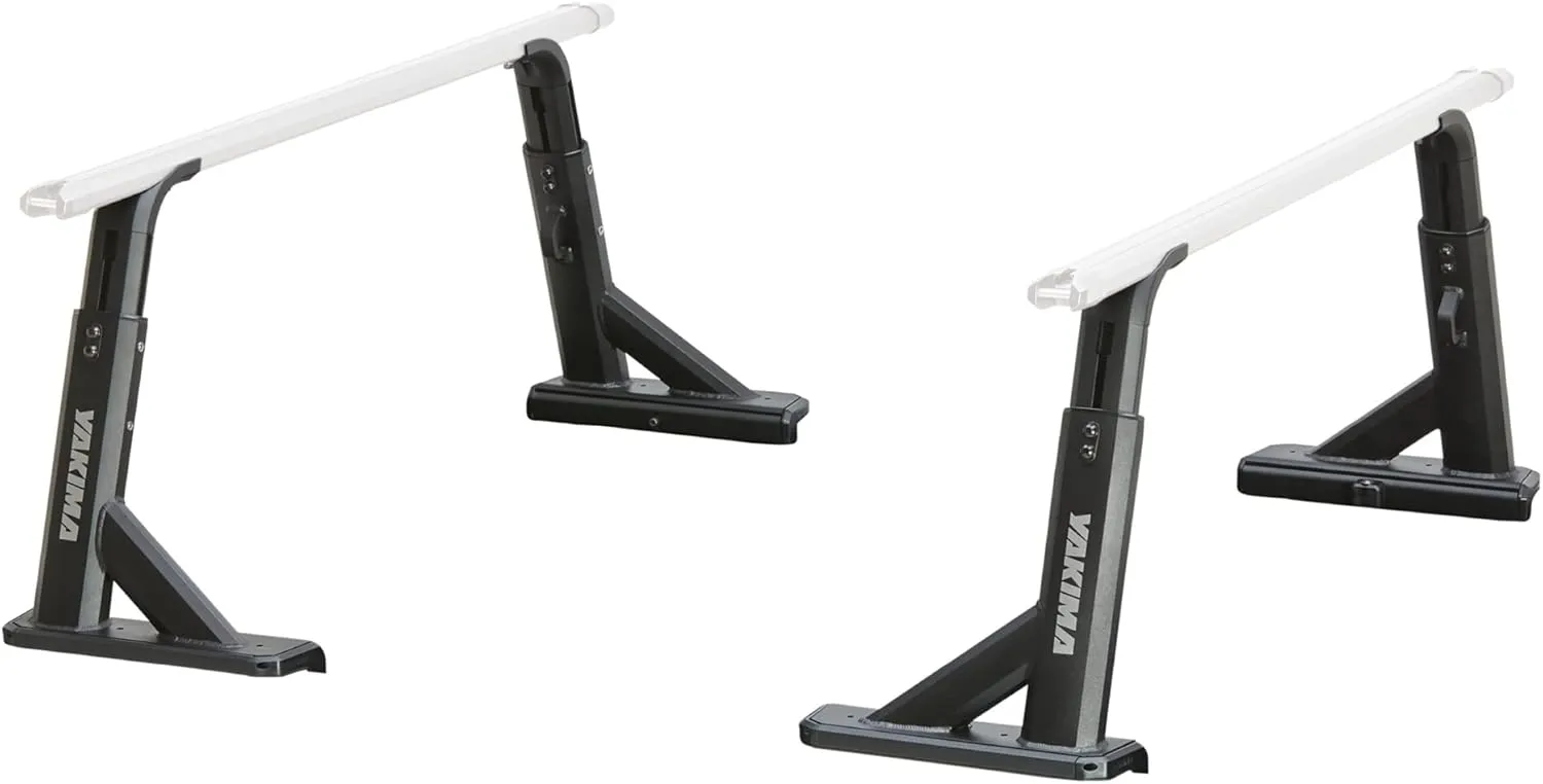 Yakima Adjustable Truck Bed Rack with Tie Down Points & T-Slots, Overhaul HD, Black
