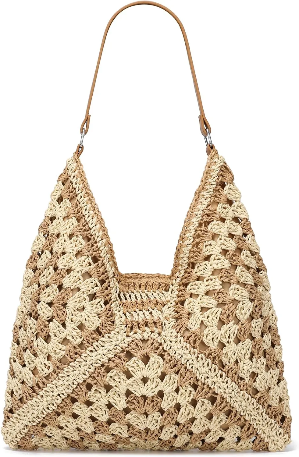 YIKOEE Straw Hobo Bag for Women Woven Beach Tote Bag 2025
