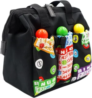 Yuanhe Bingo Dauber Tote Bag - 6 Pockets Bingo Pattern Bag
